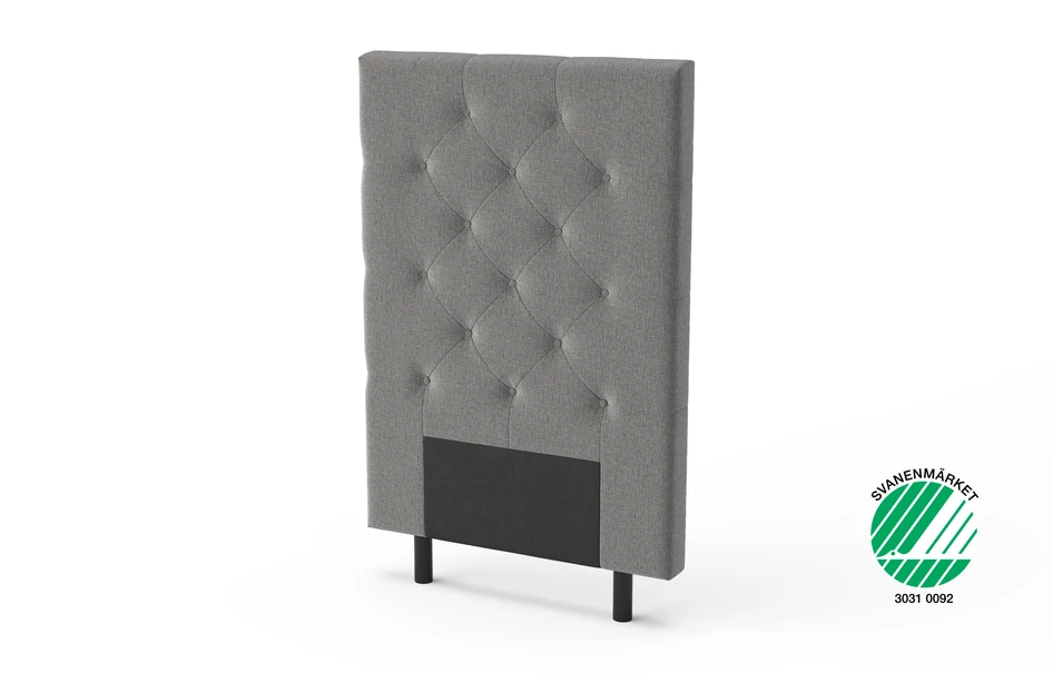 Sense - Sänggavel, B 90-140 cm - Grå