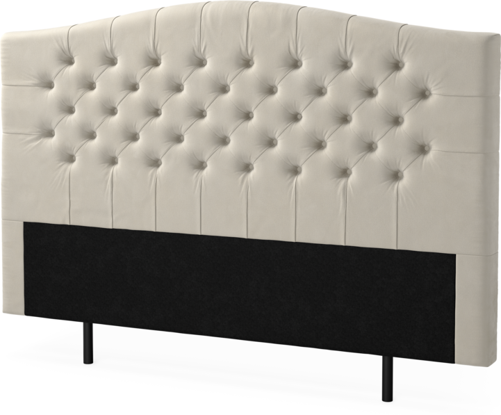 New York välvd - Sänggavel, 90-210 cm - Beige