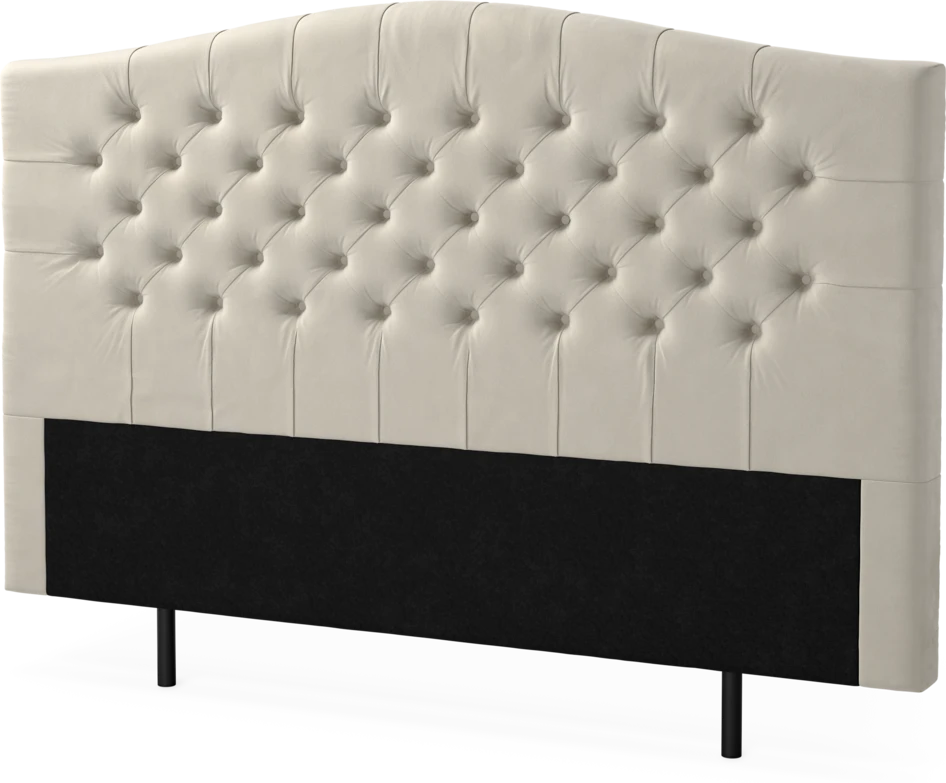 New York välvd - Sänggavel, 90-210 cm - Beige