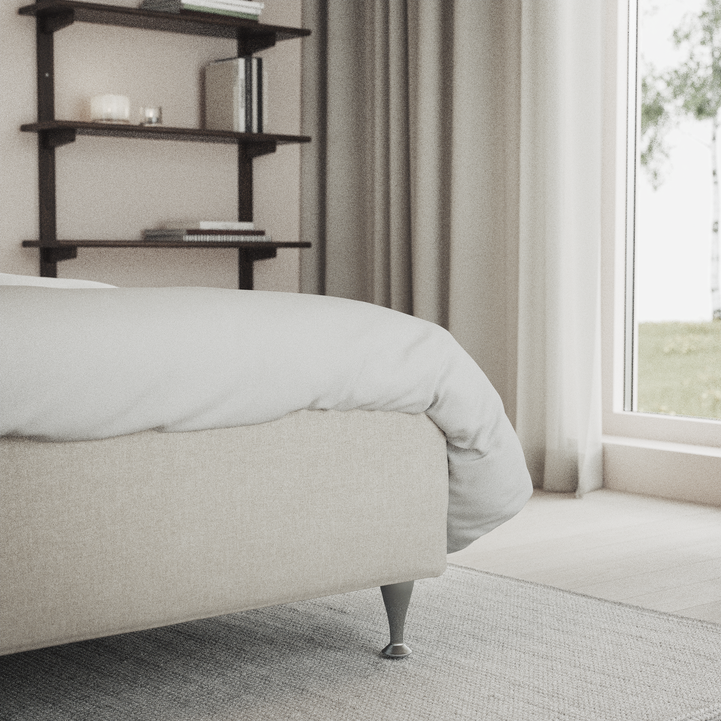 Delux Pikerad Låg - Sänggavel, 90-210 cm - inspiration