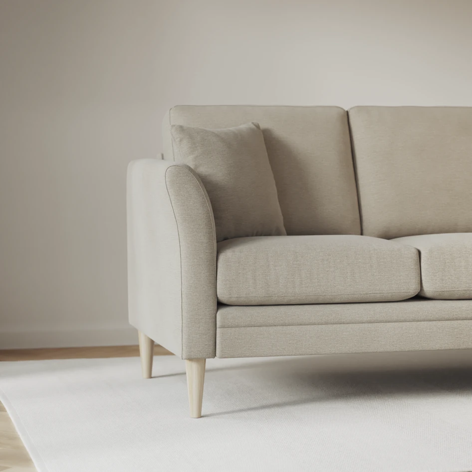 Eden - 3-sits soffa - Brun