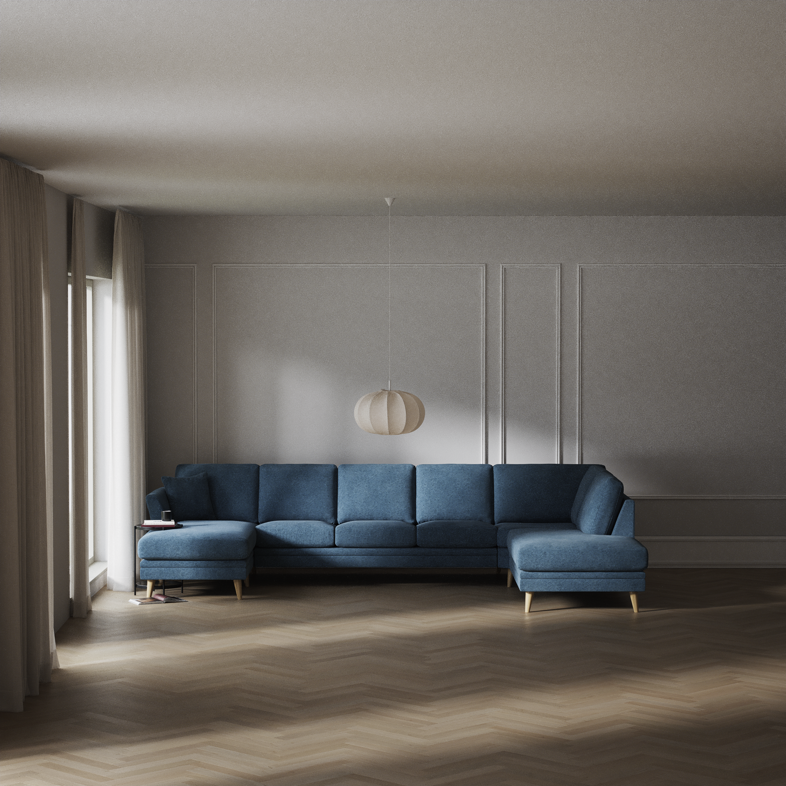 Eden - 3-sits soffa med schäslong vänster och divan höger - inspiration