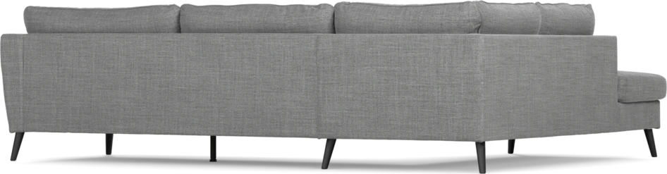 County - 2,5-sits soffa med divan vänster - Grå