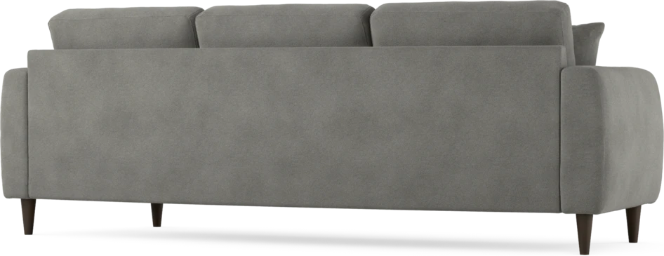 Eden - 3-sits soffa svängd - Grå