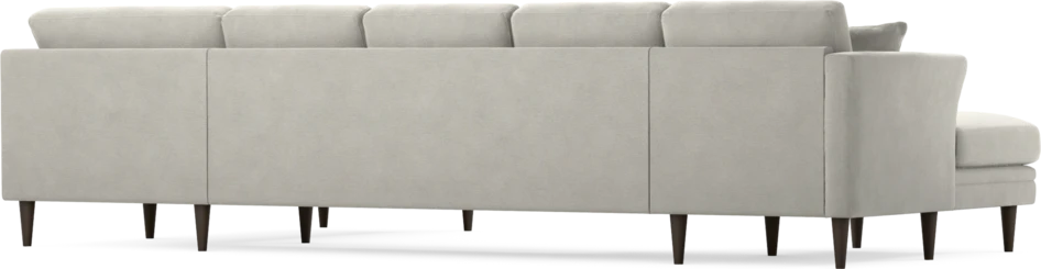 Eden - 3-sits soffa med schäslong vänster och divan höger - Grå