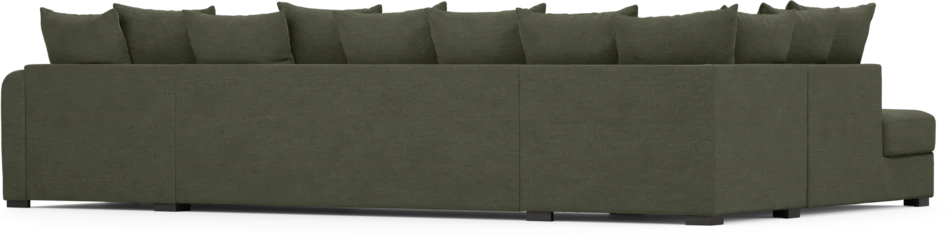 Town - 3-sits soffa med divan vänster och schäslong höger - Grön