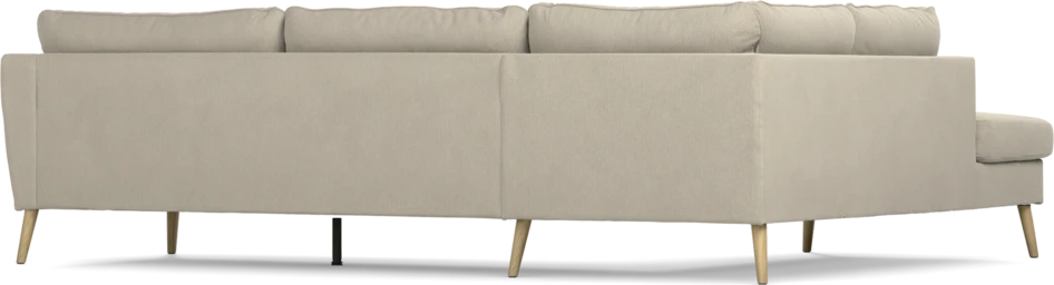 County - 2,5-sits soffa med divan vänster - Grå