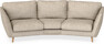 Madison - 3-sits soffa svängd, 70 cm - Beige