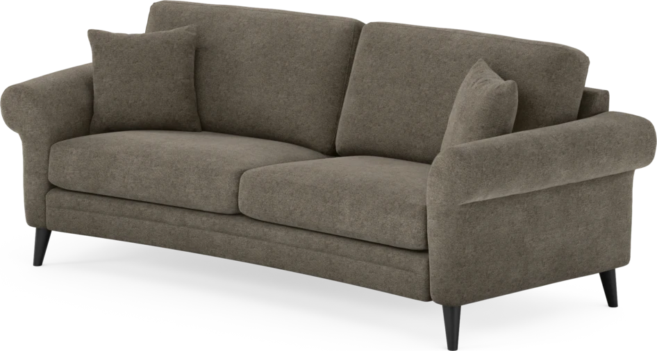 Eden - 2,5-sits soffa svängd - Brun