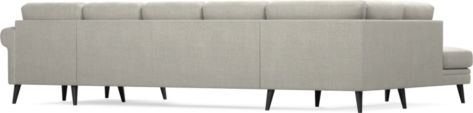 Eden - 3-sits soffa med divan vänster och schäslong höger - Grå