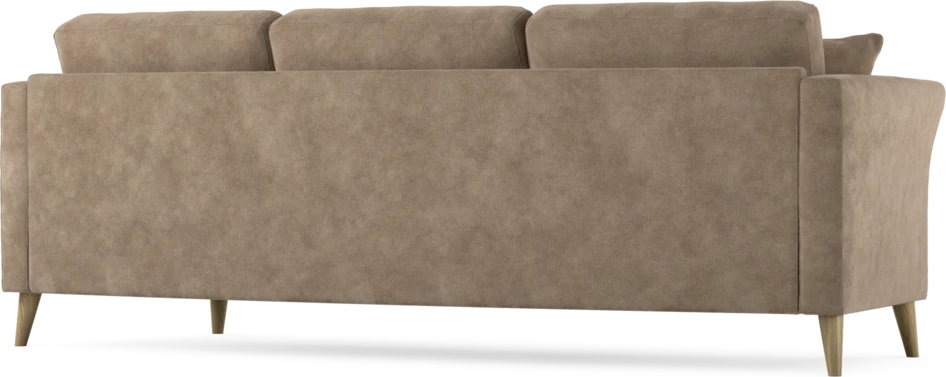 Eden - 3-sits soffa svängd - Beige