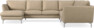 Madison Lux - Hörnsoffa med schäslong vänster - Beige