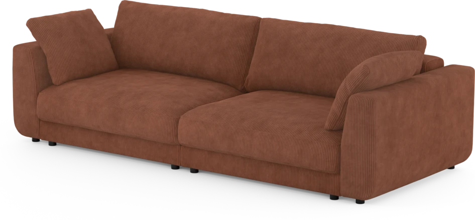 Amie - Bäddsoffa 4-sits - Orange