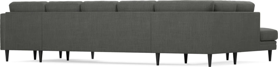 Eden - 3-sits soffa med divan vänster och schäslong höger - Grå