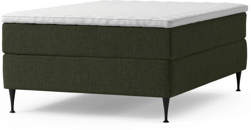 Delux Exclusive - Kontinentalsäng, enkelsäng 140 cm med bäddmadrass och sängben