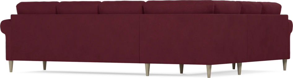 Eden - Hörnsoffa, 2+3-sits - Röd