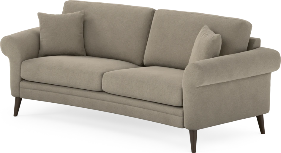 Eden - 2,5-sits soffa svängd - Beige