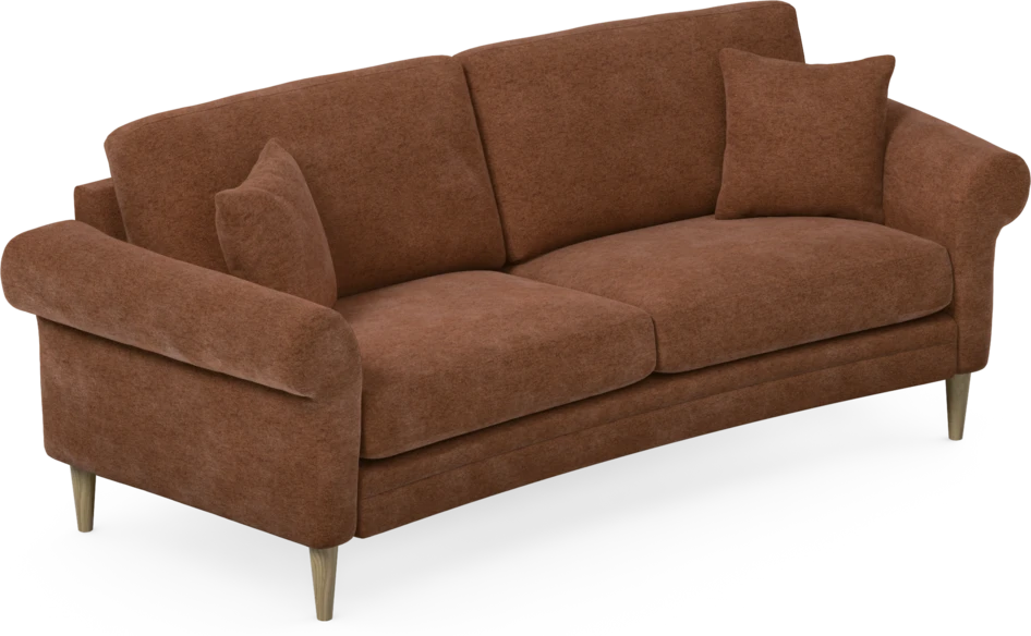 Eden - 2,5-sits soffa svängd - Orange