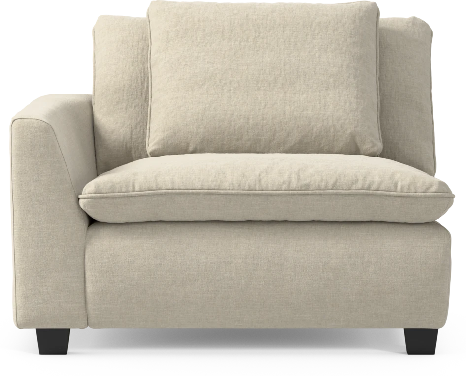 Bellora - 1-sits med armstöd vänster - Beige