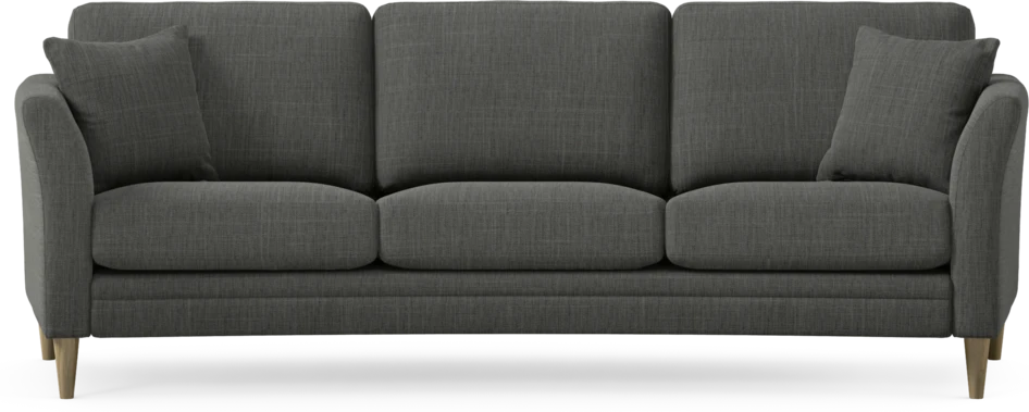Eden - 3-sits soffa svängd - Grå