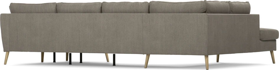 County - 3-sits soffa med divan vänster och schäslong höger - Brun