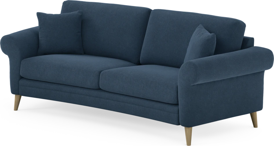 Eden - 2,5-sits soffa svängd - Blå