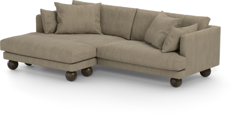 Harper - 4-sits med schäslong XL vänster - Beige