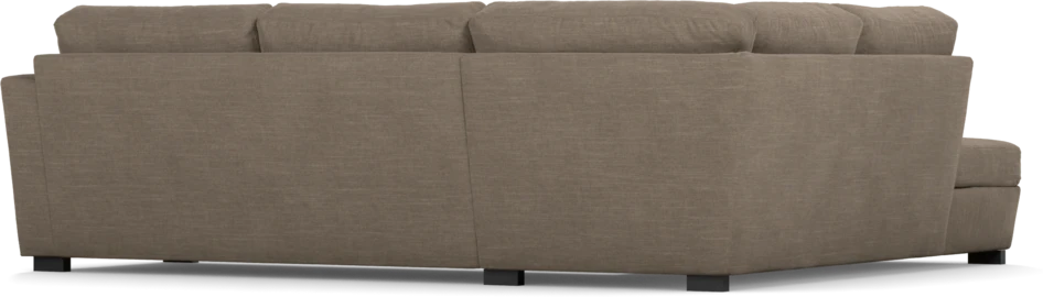Friday - 2,5-sits soffa med divan vänster - Brun