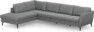 County - 3-sits soffa med divan vänster - Grå