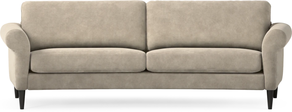 Bridge - 3-sits soffa svängd - Beige