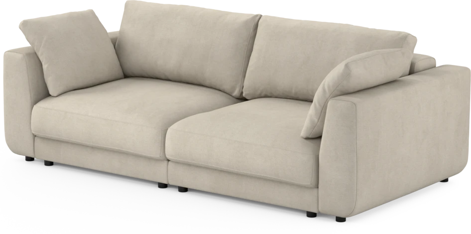 Amie - Bäddsoffa 3-sits - Vit