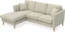 Eden - 2-sits soffa med schäslong - Beige