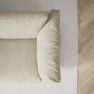 Cherrie - 3-sits soffa, fast klädsel - Beige