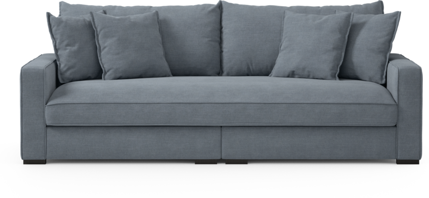 Rossi - 3-sits soffa, hel dyna - Blå