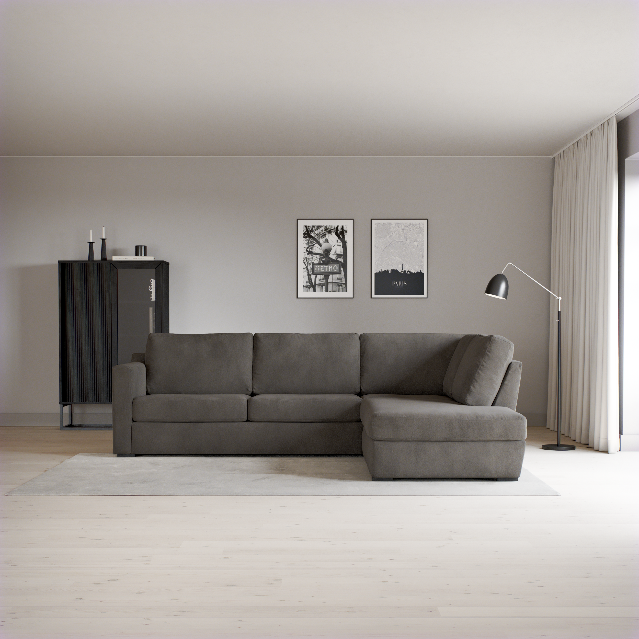 Friday - 2,5-sits soffa med divan höger - inspiration