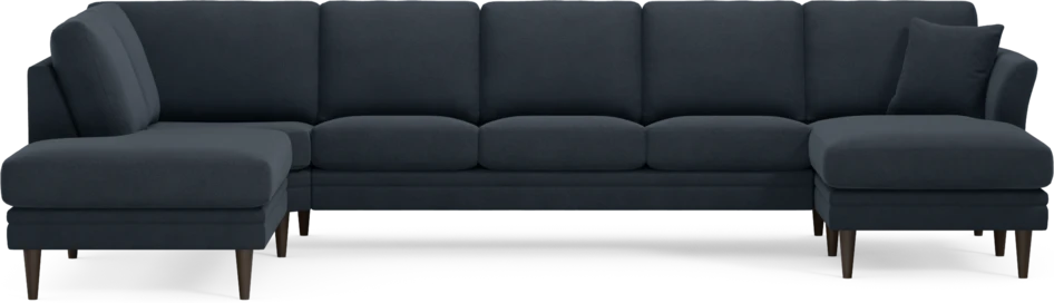 Eden - 3-sits soffa med divan vänster och schäslong höger - Blå