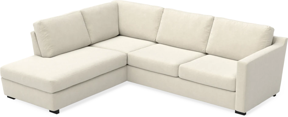 Friday - 2,5-sits soffa med divan vänster - Beige