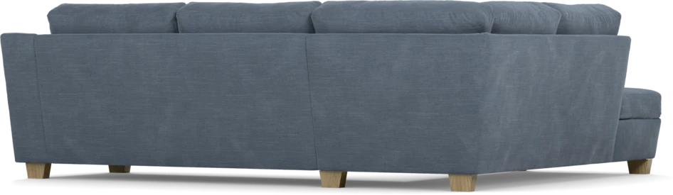 Friday - 2,5-sits soffa med divan vänster - Blå
