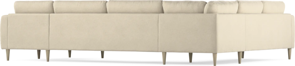 Bridge - Hörnsoffa, 2+3-sits med schäslong höger - Beige