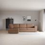 Friday - 2,5-sits soffa med divan vänster - Orange