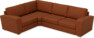Friday - Hörnsoffa, 1,5+2,5-sits - Orange