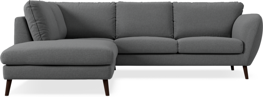 Madison Lux - 2-sits soffa med divan vänster - Grå