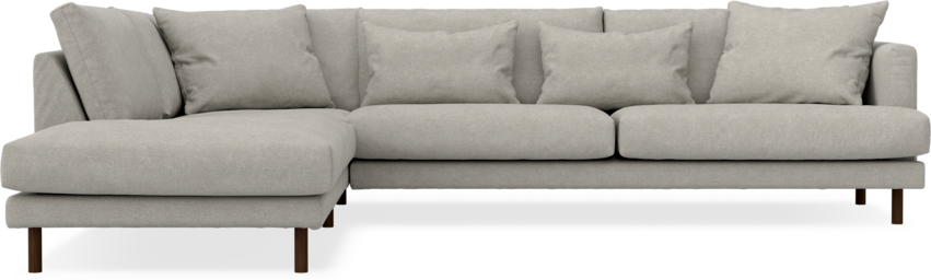 Harper - 3-sits soffa med divan vänster - Beige