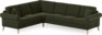 Eden - Hörnsoffa, 2+3-sits - Grön