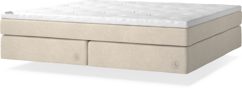 Cape Farewell - Kontinentalsäng, dubbelsäng med svävande utseende - Beige