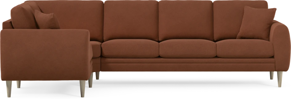 Eden - Hörnsoffa, 1+3-sits - Orange
