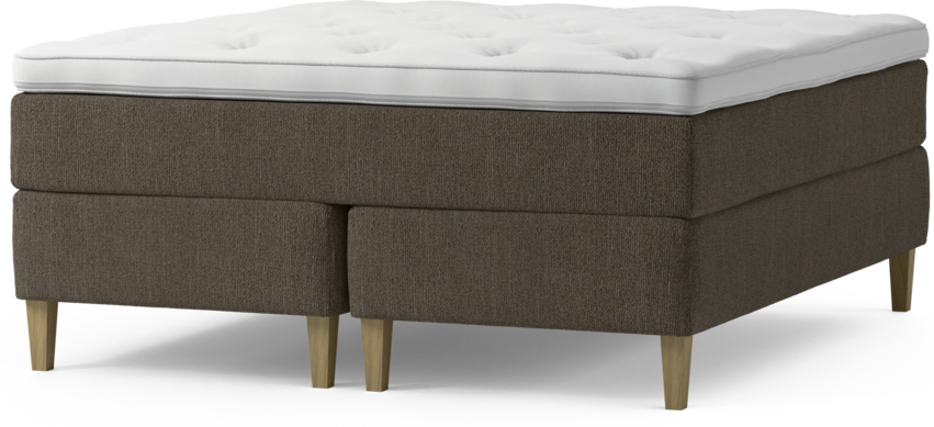 Delux Dream - Kontinentalsäng, dubbelsäng med bäddmadrass och sängben