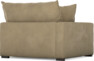 Rossi - 1,5-sits med armstöd höger - Beige