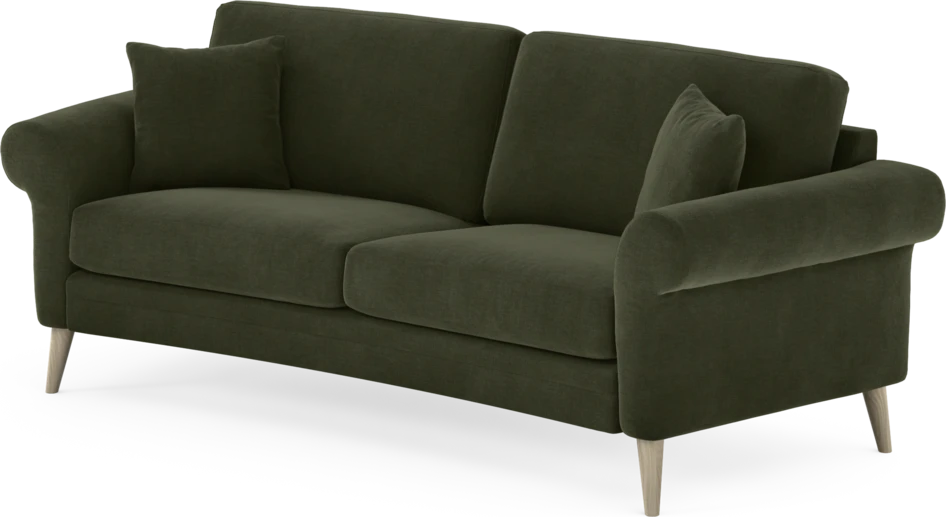 Eden - 2,5-sits soffa svängd - Grön