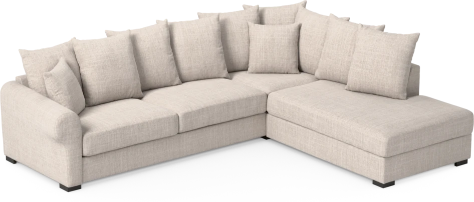 Town - 3-sits soffa med divan höger - Beige